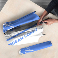 Nicaragua North Caribbean Coast Umbrella with Ocean Wave Pattern and Dance with the Waves - Wonder Print Shop