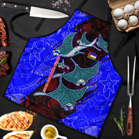 South Caribbean Coast Nicaragua Apron with Manta Ray Coral Reef and Dive into the Spirit Design - Wonder Print Shop