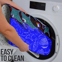 South Caribbean Coast Nicaragua Bathroom Set with Manta Ray Coral Reef and Dive into the Spirit Design - Wonder Print Shop