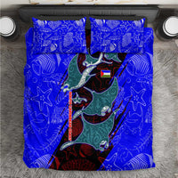 South Caribbean Coast Nicaragua Bedding Set with Manta Ray Coral Reef and Dive into the Spirit Design - Wonder Print Shop