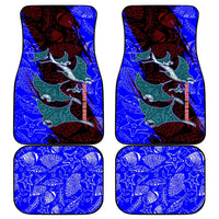 South Caribbean Coast Nicaragua Car Mats with Manta Ray Coral Reef and Dive into the Spirit Design - Wonder Print Shop