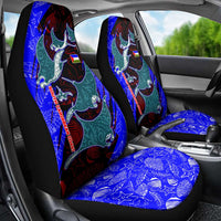 South Caribbean Coast Nicaragua Car Seat Cover with Manta Ray Coral Reef and Dive into the Spirit Design - Wonder Print Shop
