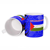 South Caribbean Coast Nicaragua Ceramic Mug with Manta Ray Coral Reef and Dive into the Spirit Design - Wonder Print Shop