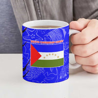 South Caribbean Coast Nicaragua Ceramic Mug with Manta Ray Coral Reef and Dive into the Spirit Design - Wonder Print Shop