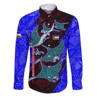 South Caribbean Coast Nicaragua Family Matching Mermaid Dress and Hawaiian Shirt with Manta Ray Coral Reef and Dive into the Spirit Design - Wonder Print Shop