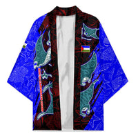 South Caribbean Coast Nicaragua Kimono with Manta Ray Coral Reef and Dive into the Spirit Design - Wonder Print Shop