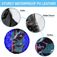 South Caribbean Coast Nicaragua Spare Tire Cover with Manta Ray Coral Reef and Dive into the Spirit Design - Wonder Print Shop