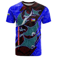 South Caribbean Coast Nicaragua T Shirt with Manta Ray Coral Reef and Dive into the Spirit Design - Wonder Print Shop