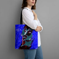 South Caribbean Coast Nicaragua Tote Bag with Manta Ray Coral Reef and Dive into the Spirit Design - Wonder Print Shop