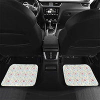 Nicaragua South Caribbean Coast Car Mats with Regional Seal and Ocean Shell Pattern Alma Caribeña Design - Wonder Print Shop