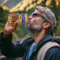 Buffalo Soldiers Christmas 4 in 1 Can Cooler Tumbler with Yellow Cartoon Buffalo Santa Hat Design - Wonder Print Shop