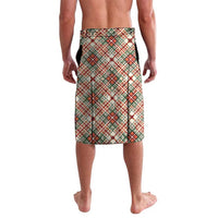 Hungary Christmas Lavalava with Red Green Plaid Pattern Crown and Double Cross Motif - Wonder Print Shop