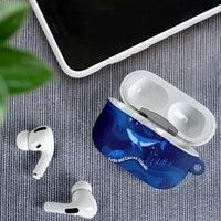 Turks and Caicos Islands AirPods Case with Blue Ocean Whale and Coral Reef Design - Wonder Print Shop