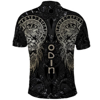Viking Navigator Polo Shirt Odin's Wisdom in Symbols - Wonder Print Shop