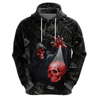Hello Darkness My Old Friend Skull Hoodie - Wonder Print Shop