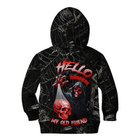Hello Darkness My Old Friend Skull Kid Hoodie - Wonder Print Shop