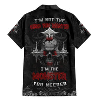I'm Not The Hero You Wanted I'm The Monster You Needed Family Matching Mermaid Dress and Hawaiian Shirt - Wonder Print Shop