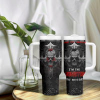 I'm Not The Hero You Wanted I'm The Monster You Needed Tumbler With Handle - Wonder Print Shop