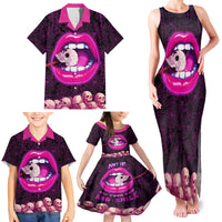 Skull Family Matching Tank Maxi Dress and Hawaiian Shirt Don't Cry Say Fuck You And Smile - Wonder Print Shop