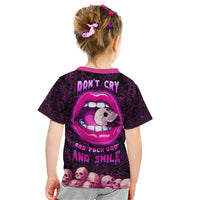 Skull Kid T Shirt Don't Cry Say Fuck You And Smile - Wonder Print Shop