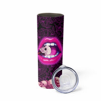 Skull Skinny Tumbler Don't Cry Say Fuck You And Smile - Wonder Print Shop