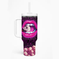 Skull Tumbler With Handle Don't Cry Say Fuck You And Smile - Wonder Print Shop