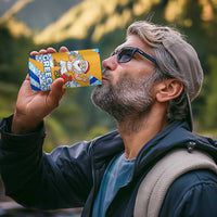 Greece Christmas 4 in 1 Can Cooler Tumbler with Zeus Santa Greek Flag Lightning Bolt Gift Bag and Blue Yellow Pattern Design - Wonder Print Shop