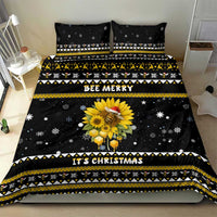 Bee Merry Its Time Christmas Bedding Set Xmas Holiday Patterns - Wonder Print Shop