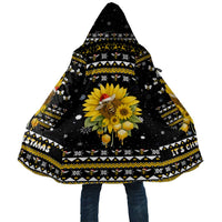 Bee Merry Its Time Christmas Cloak Xmas Holiday Patterns - Wonder Print Shop