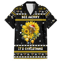Bee Merry Its Time Christmas Family Matching Puletasi and Hawaiian Shirt Xmas Holiday Patterns - Wonder Print Shop