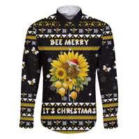 Bee Merry Its Time Christmas Family Matching Puletasi and Hawaiian Shirt Xmas Holiday Patterns - Wonder Print Shop