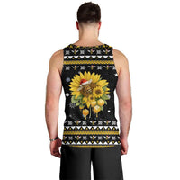 Bee Merry Its Time Christmas Men Tank Top Xmas Holiday Patterns - Wonder Print Shop