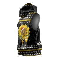 Bee Merry Its Time Christmas Sleeveless Hoodie Xmas Holiday Patterns - Wonder Print Shop