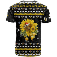 Bee Merry Its Time Christmas T Shirt Xmas Holiday Patterns - Wonder Print Shop