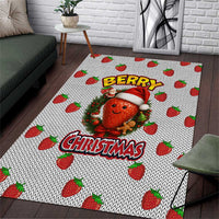 Berry ChristmasYall Christmas Area Rug Xmas Holiday Patterns - Wonder Print Shop