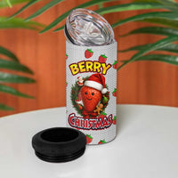 Berry ChristmasYall Christmas 4 in 1 Can Cooler Tumbler Xmas Holiday Patterns - Wonder Print Shop