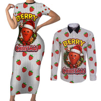 Berry ChristmasYall Christmas Couples Matching Short Sleeve Bodycon Dress and Long Sleeve Button Shirt Xmas Holiday Patterns - Wonder Print Shop