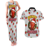 Berry ChristmasYall Christmas Couples Matching Tank Maxi Dress and Hawaiian Shirt Xmas Holiday Patterns - Wonder Print Shop