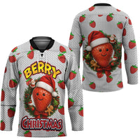 Berry ChristmasYall Christmas Hockey Jersey Xmas Holiday Patterns - Wonder Print Shop