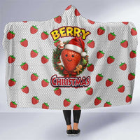Berry ChristmasYall Christmas Hooded Blanket Xmas Holiday Patterns - Wonder Print Shop