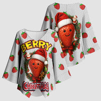 Berry ChristmasYall Christmas Kimono Sleeve Blouse Xmas Holiday Patterns - Wonder Print Shop