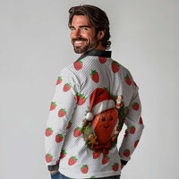 Berry ChristmasYall Christmas Long Sleeve Polo Shirt Xmas Holiday Patterns - Wonder Print Shop