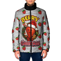 Berry ChristmasYall Christmas Padded Jacket Xmas Holiday Patterns - Wonder Print Shop