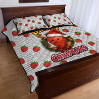 Berry ChristmasYall Christmas Quilt Bed Set Xmas Holiday Patterns - Wonder Print Shop