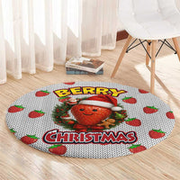 Berry ChristmasYall Christmas Round Carpet Xmas Holiday Patterns - Wonder Print Shop