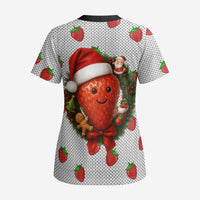 Berry ChristmasYall Christmas Scrub Top Xmas Holiday Patterns - Wonder Print Shop