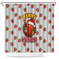 Berry ChristmasYall Christmas Shower Curtain Xmas Holiday Patterns - Wonder Print Shop