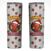 Berry ChristmasYall Christmas Skinny Tumbler Xmas Holiday Patterns - Wonder Print Shop