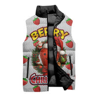 Berry ChristmasYall Christmas Sleeveless Puffer Jacket Xmas Holiday Patterns - Wonder Print Shop