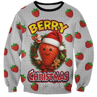 Berry ChristmasYall Christmas Sweatshirt Xmas Holiday Patterns - Wonder Print Shop